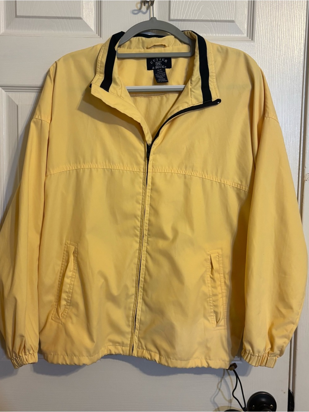 Cutter & Buck Ladies Yellow Polyester Jacket